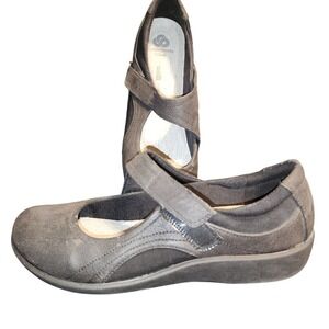 Clarks Cloudsteppers Sillian Tino Black Mary Jane Flats Womens Size 10 *FLAWS